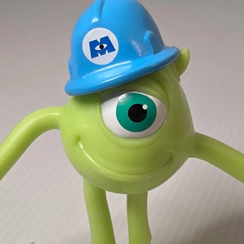 Disney Pixar Mike Wazowski‎ Figure Small Green Good Kellogg Co Cereal Toy